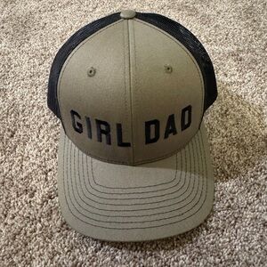 Olive Green 'Girl Dad' Mesh Back Hat